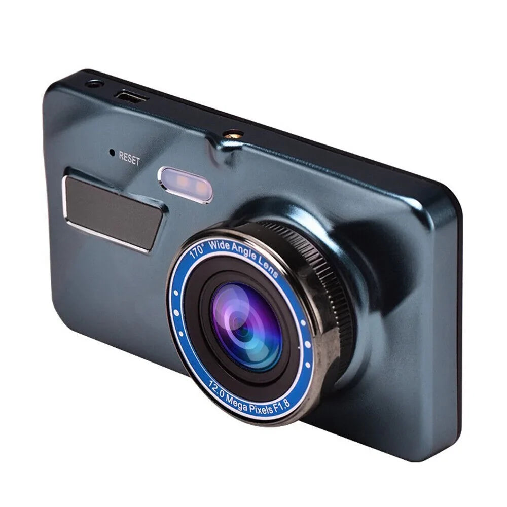 Lens Front Onemayship DVR Camera HD Car Cam Recorder 1080P Night Vision Dash 4" & Rear Dual