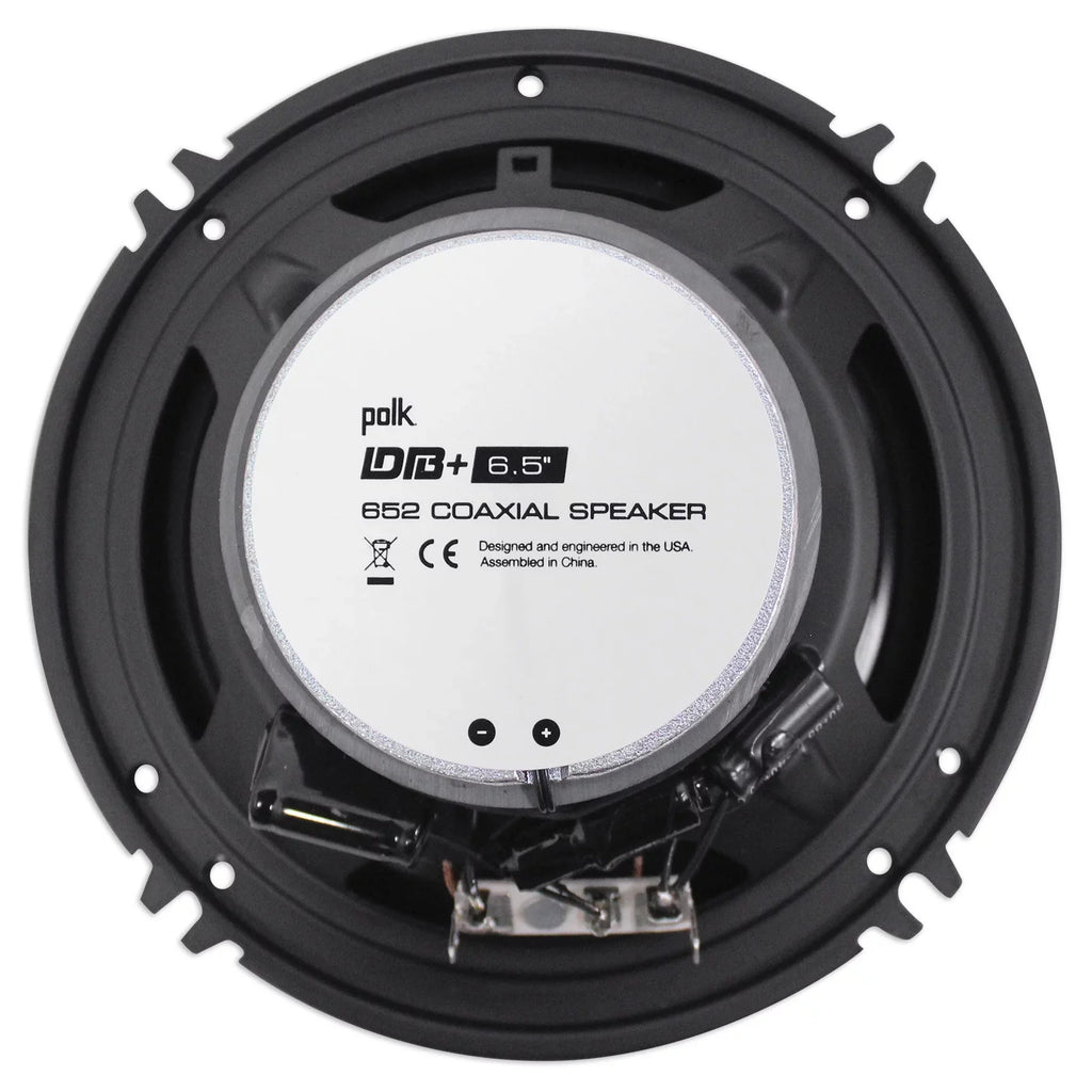 1998-2013 Harley Davidson Touring 6.5" 300W Polk Audio Speakers W/Adapter Plates