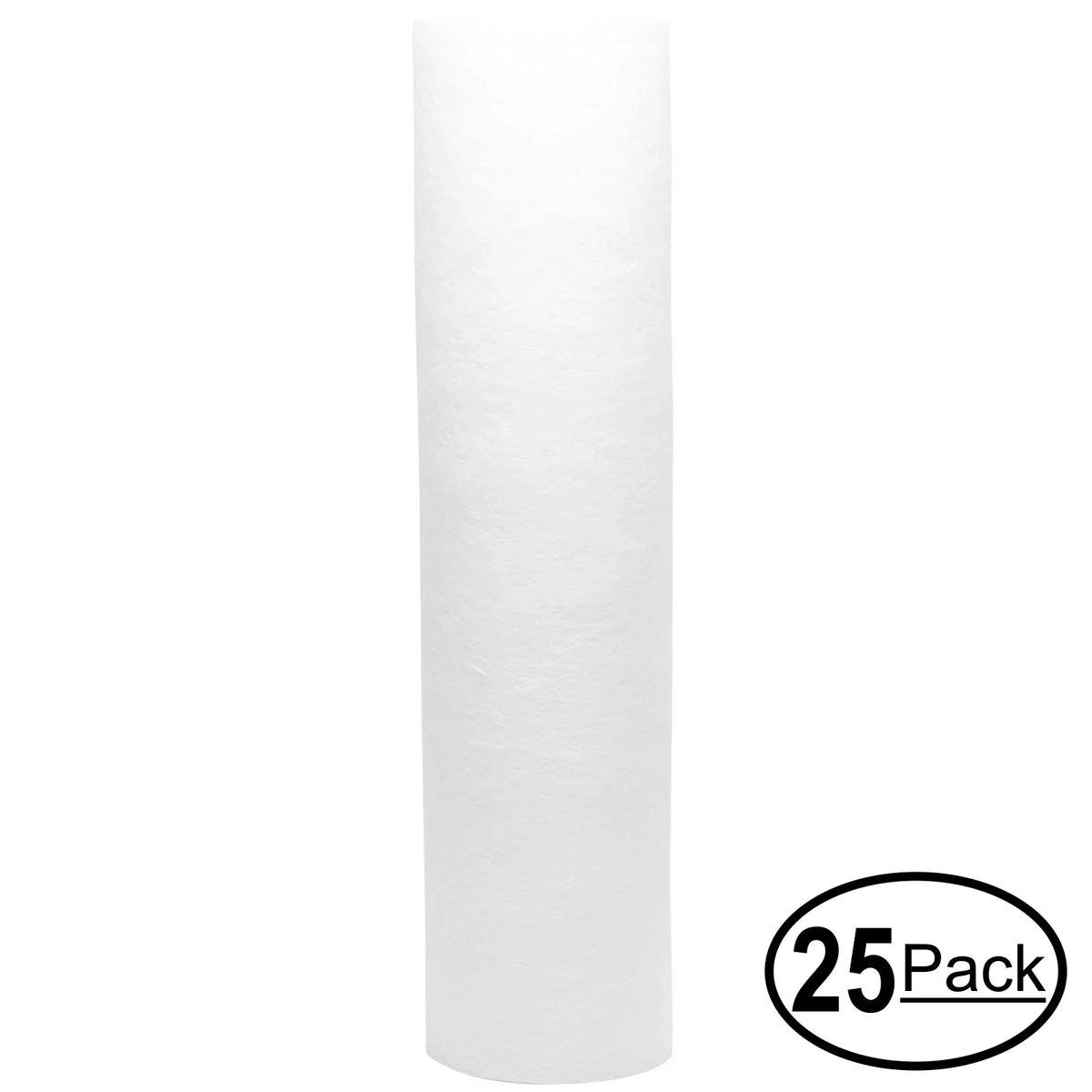 10-inch Sediment AMI Brand 5-Micron 25-Pack Filter Denali Polypropylene for 10" Filter Carbon AMI Pure - Universal & Cartridge Replacement for FA-210BB-5C System Sediment -