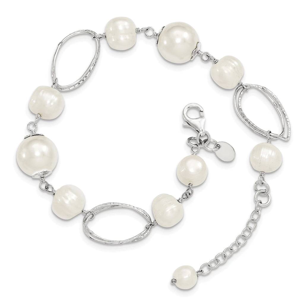 Bracelet Primal 8.5 Silver Silver Sterling Cultured Inch Freshwater Pearl