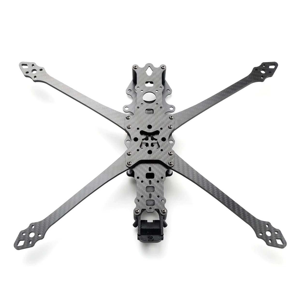 Aibecy Frame,Carbon Fiber Frame Kit 375Mm Wheelbase 8 Inch Kit Wheelbase 375Mm Compatible Huiop Inch Freestyle Drones Ideal Wheelbase 375Mm Arm 5.0Mm Suitable 375Mm Arm 5.0Mm