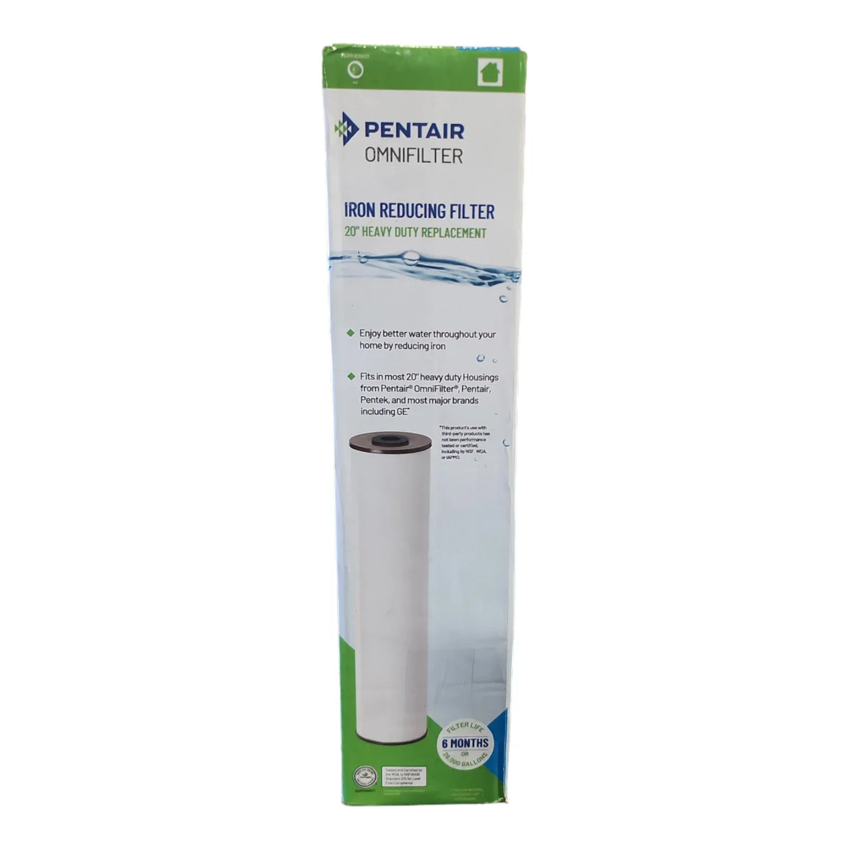 Replacement Reducing Duty Heavy Pentair Omnifilter 20" Iron Filter