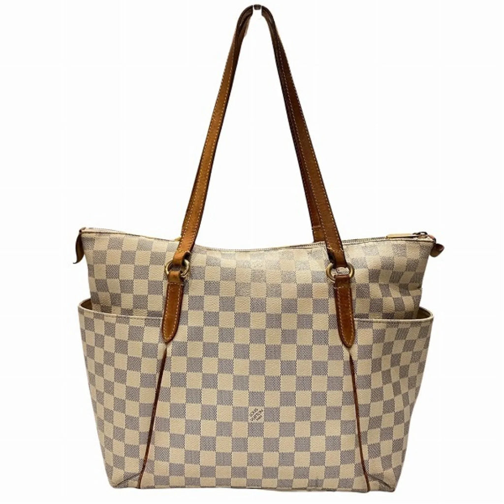 Pre-Loved Louis Vuitton Damier Azur Totally Mm N41279 Bag Tote Shoulder Ladies (Fair)