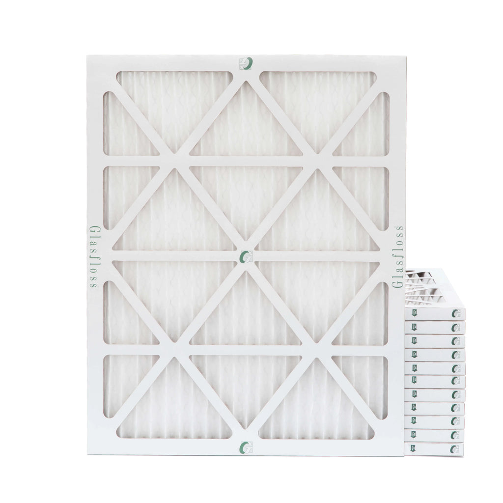 x Glasfloss. Filters 17-1/2 Pleated by 18x20x1 Actual 19-1/2 x Air 13 MERV 7/8 12 dimension: of Pack