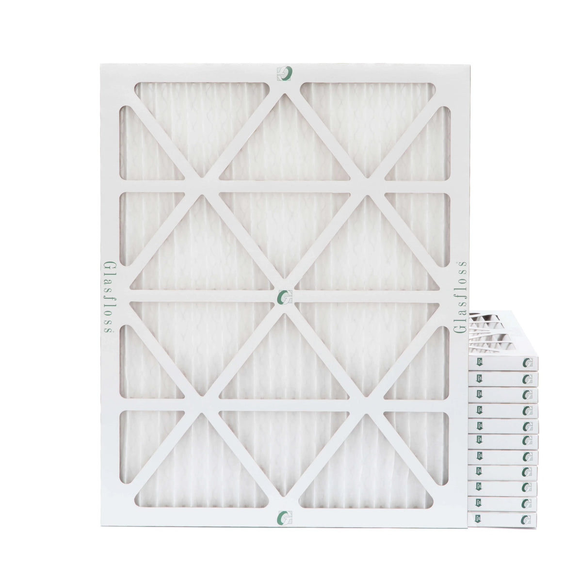 x Glasfloss. Filters 17-1/2 Pleated by 18x20x1 Actual 19-1/2 x Air 13 MERV 7/8 12 dimension: of Pack