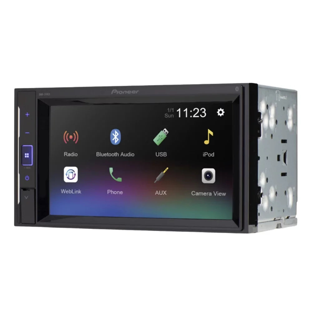 New Pioneer Dmh-241Ex 6.2" Multimedia Receiver (Does Not Play Cds) W/ Backup Camera