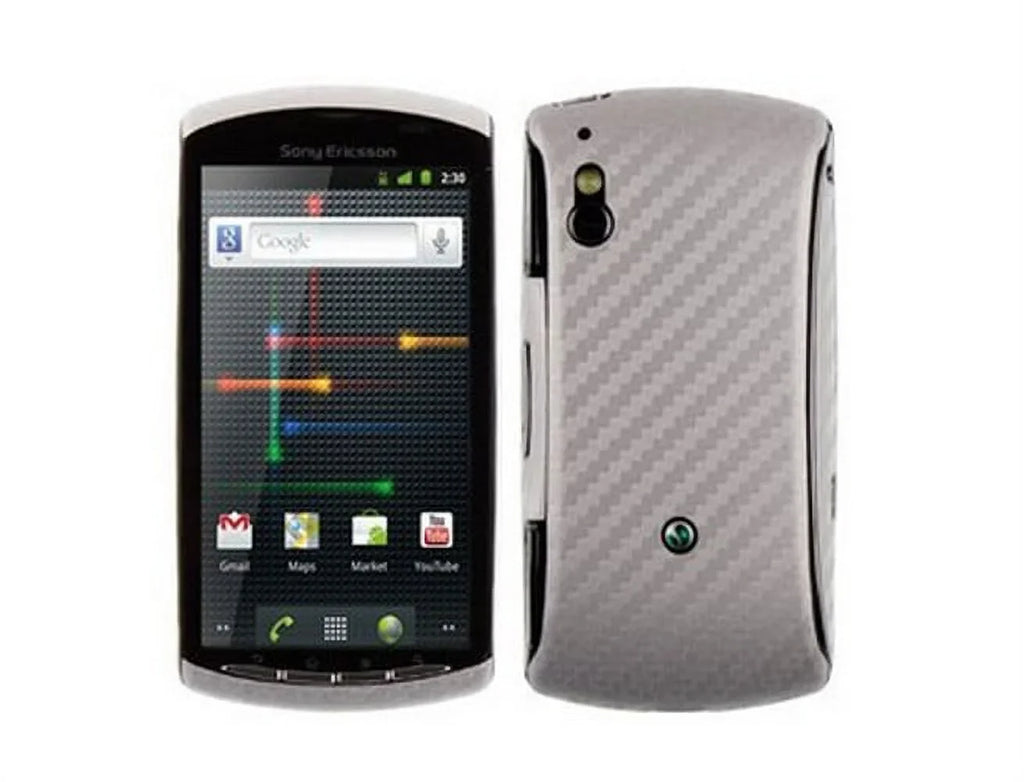 Film Cover Skinomi Fiber + Xperia Play for Protector Skin Carbon Screen