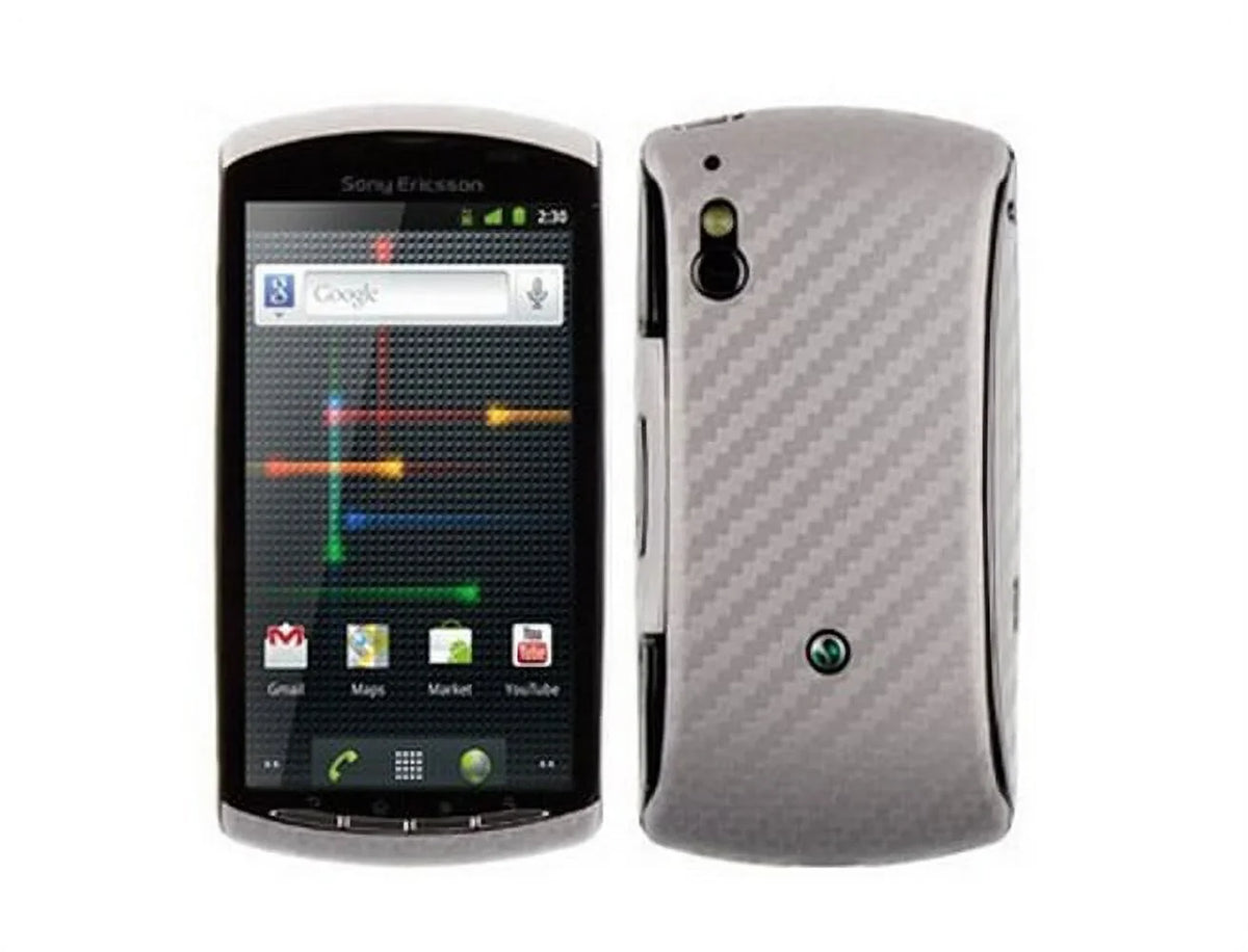 Film Cover Skinomi Fiber + Xperia Play for Protector Skin Carbon Screen