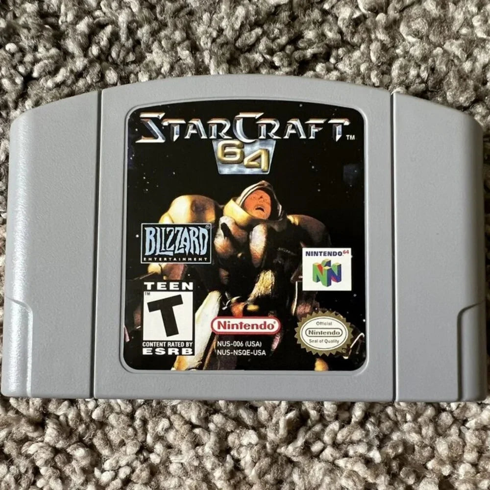 Starcraft 64 (Nintendo 64, 2000) Authentic N64 Cartridge Tested Excellent Cond