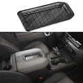 Center Armrest Storage Box Trim Cover Fit For Chevy Silverado Suburban Tahoe Sierra 2019 2020 2021 2022 Black Wood Grain