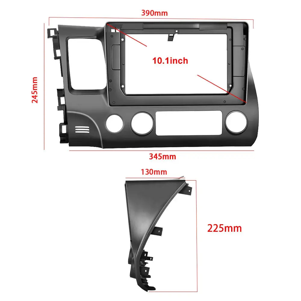 2006-2011 GPS Android Touchscreen for & Stereo FM BT 12 Car 1280*720 Navi Auto Carplay Honda Support inches Camera Backup 10.1 Radio IPS Car Android Civic 2+32GB