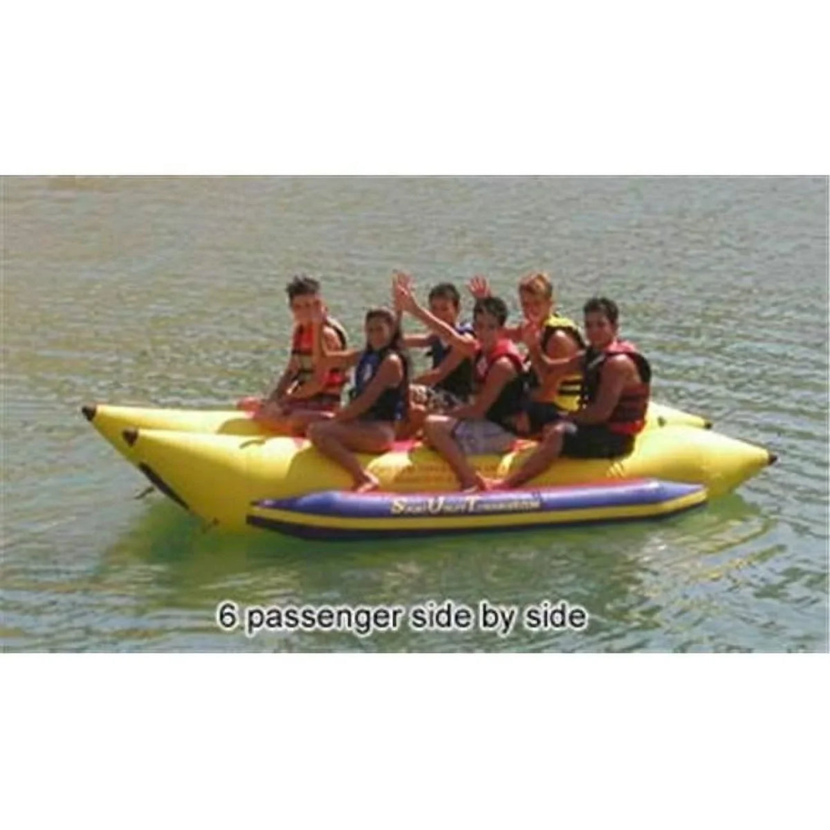 6 Person Hopper Banana Island Class Boat - Side-To-Side Elite Commercial