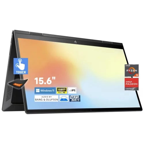 Charge, 6E, x360 to 5 2-in-1 Backlit SSD) Fast HP 4.3 RAM Ryzen Wi-Fi 2022 15.6" Radeon HP (Up PCIe Envy GHz), | 1TB IR Webcam 5625U Laptop, Keyboard, B&O, AMD Newest (16GB Touchscreen Graphics,