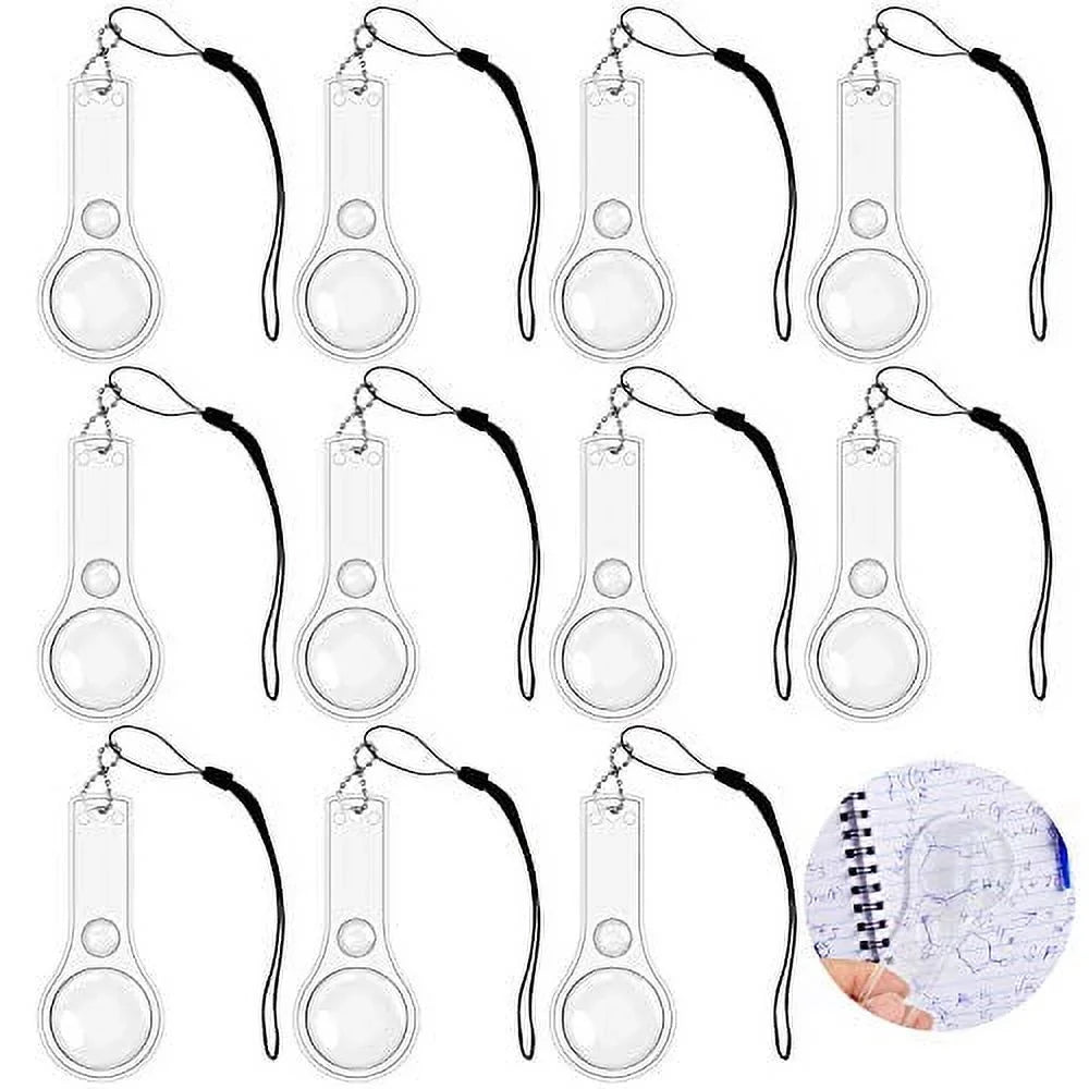 Hand-held Plastic Reading, Pack Science 10X for Lens Magnifier Magnifying Kids, Hand Glasses Mini 24 Outdoors, Observation Classroom,