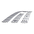 Aps Premium Stainless Steel Chrome 8X6 Billet Grille Compatible With Ford Expedition 2007-2014 Main Upper N19-S12356F