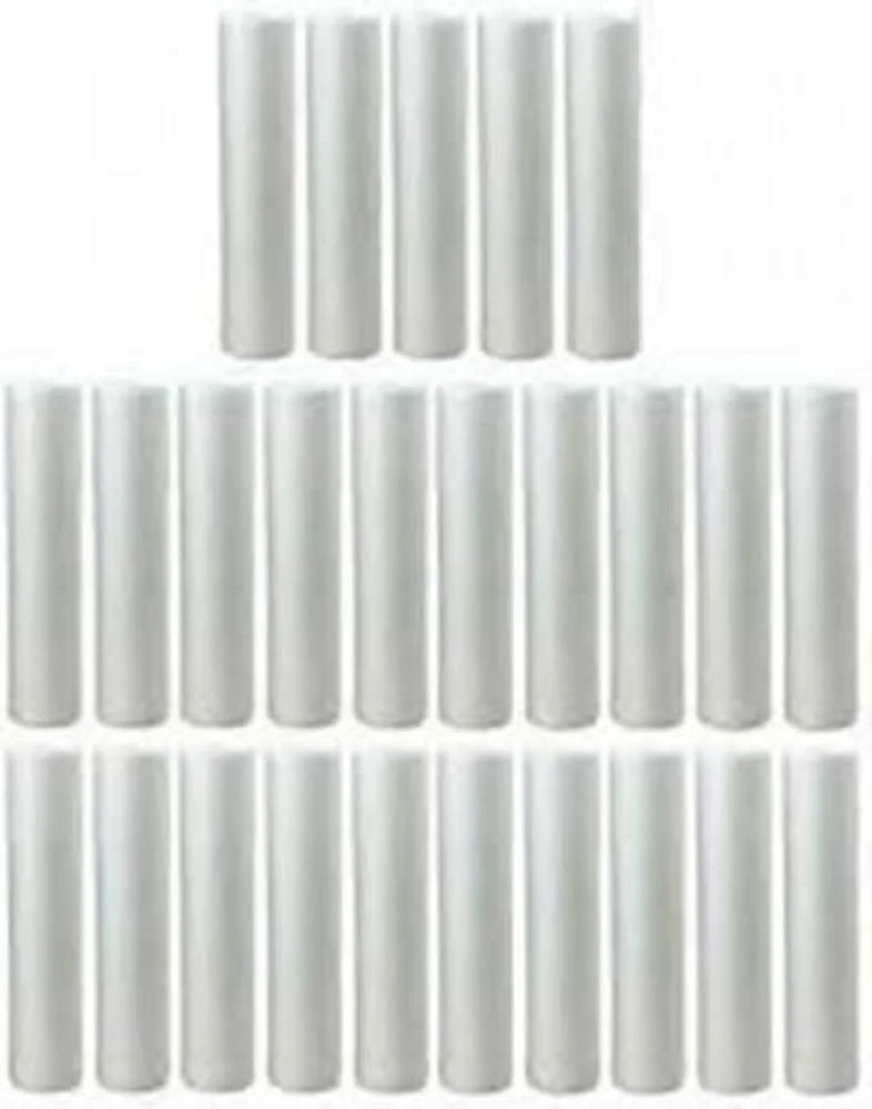 50 2.5" Cartridges House Sediment liquid 10" Filter Biodiesel micron 25 x Whole