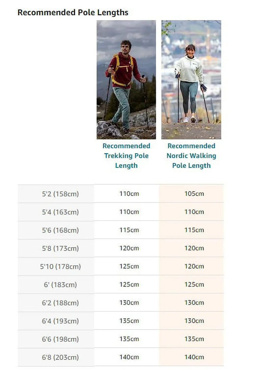 Nordic Walking Carbon Fixed Poles Length Platinium Series LEKI Brown Walking 115cm