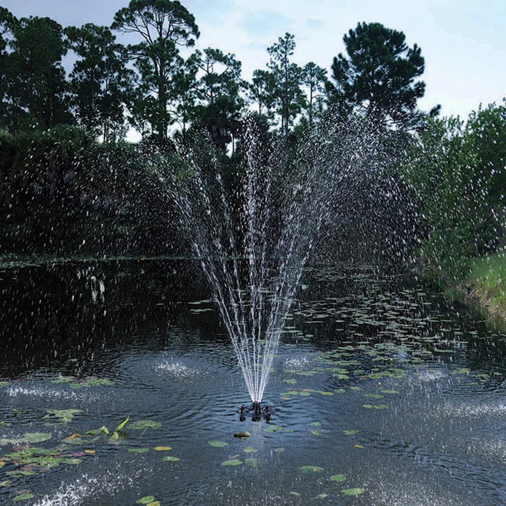 Oase Oa45393 0.5 Hp Floating Fountain With Lights