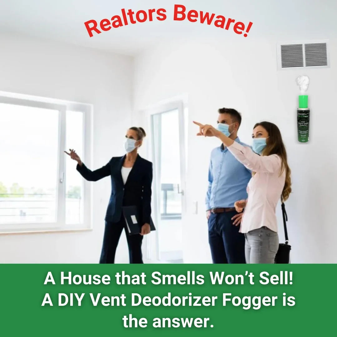 Treatment with Deodorizer Natural, System - Fogger HVAC Duct Aid All Multiple Mold of Concentrate and Thymol Air with Uses. - 4 Duct Plant-Based Pack