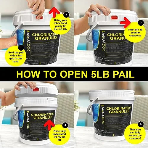 Shocking Saltwater Ground Pool AquaDoc Pool Acting Above - Inground - Super This Pools Treatment Treatment Fast is Shock Shock Swimming for great a for Pool - Chlorine Pools Pools Shock and Pool Shock