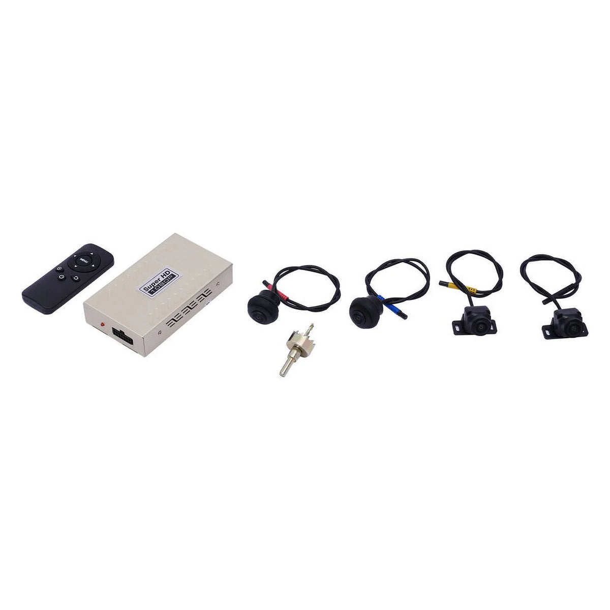 Yiyibyus 360° Bird View Panoramic System Hd 720P Car Dvr Recording Nightvision Kits Parking Monitoring