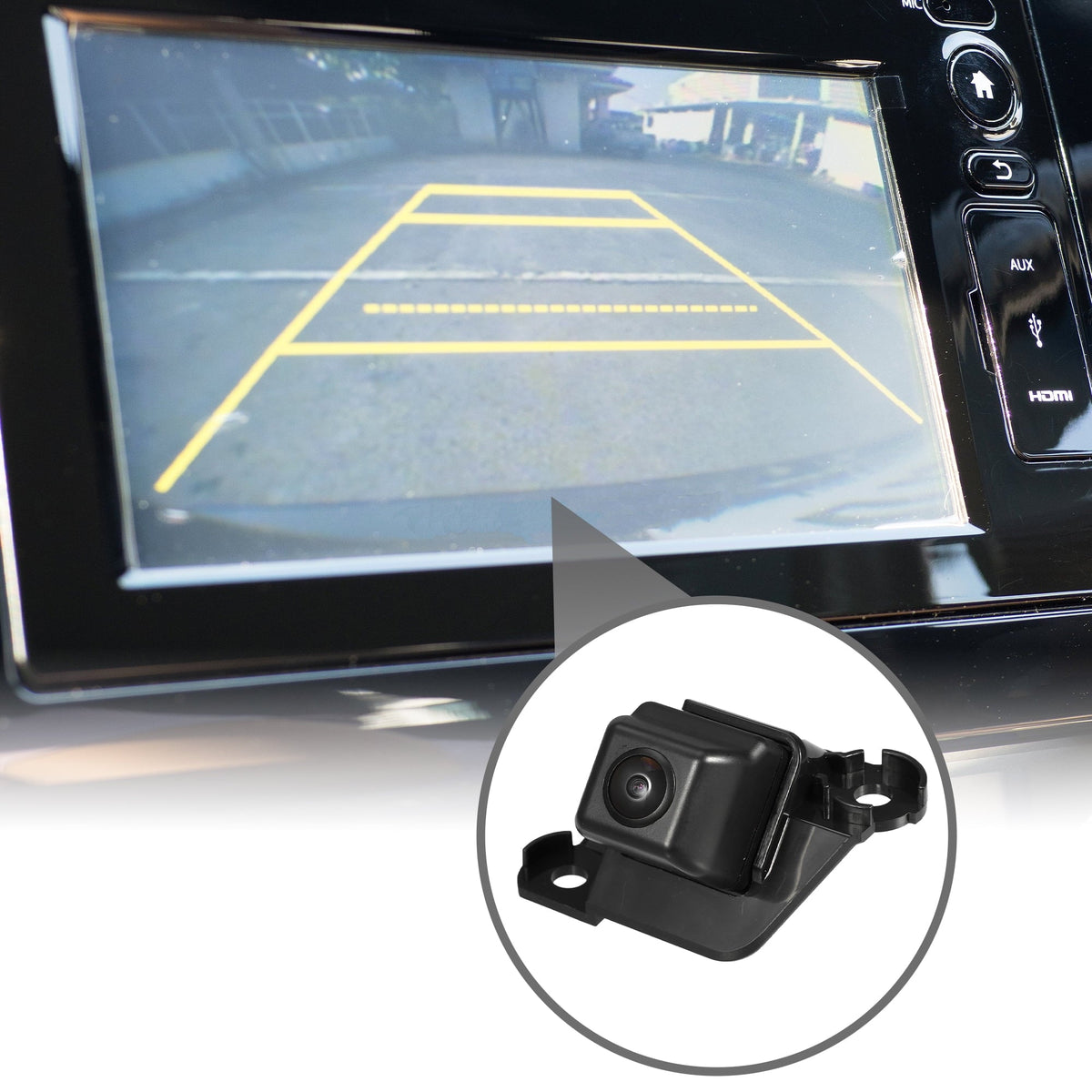 Rear View Back Up Camera No.86790-04010 For Toyota Tacoma 2009-2015 Plastic Black
