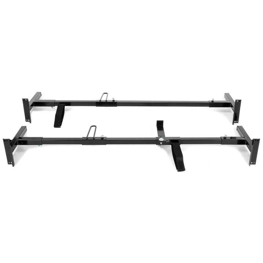 Vans Kojem for Express Universal Steel Adjustable 68"-75" Mount GMC Rack Rack Savana Bars E-Series Roof Chevy Ladders Full-dimension 2 Carry