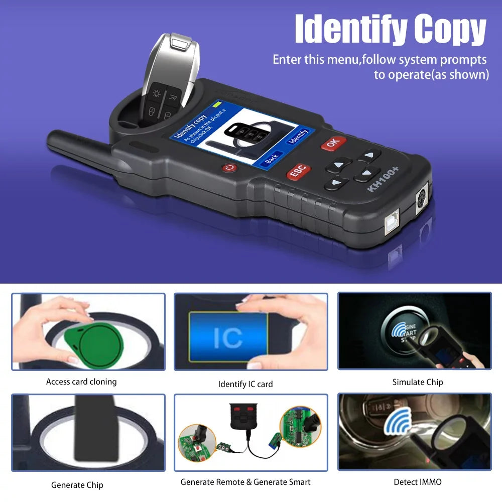 Lonsdor Kh100+ Remote Auto Key Programmer