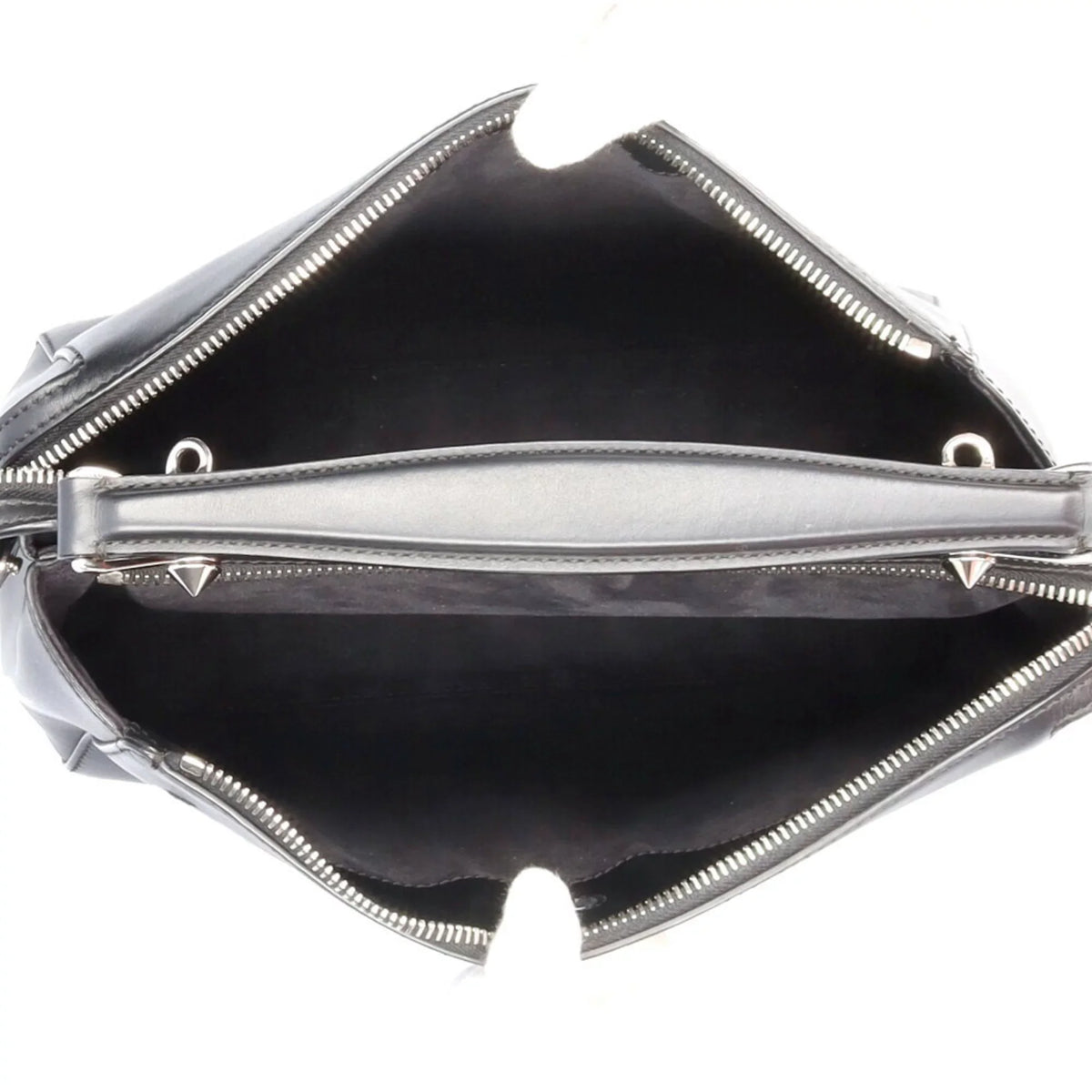 handbag (Good) leather FENDI Fendi dot unisex Pre-Owned com
