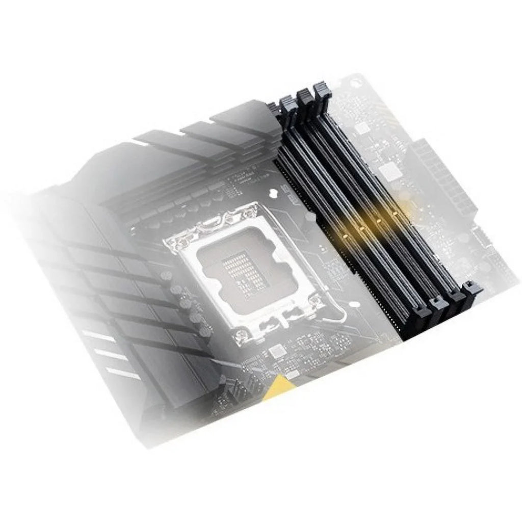 LGA 12th Front WiFi LAN, WIFI TUF 3.2 Gb D4 ATX 5.0, Gen) ASUS H670-PRO (Intel (PCIe 14+1 4xPCIe M.2 1 2.5 6, Gaming 4.0 Slots, 1700 Motherboard DDR4, USB DrMOS, Type-C) GAMING &13th Gen