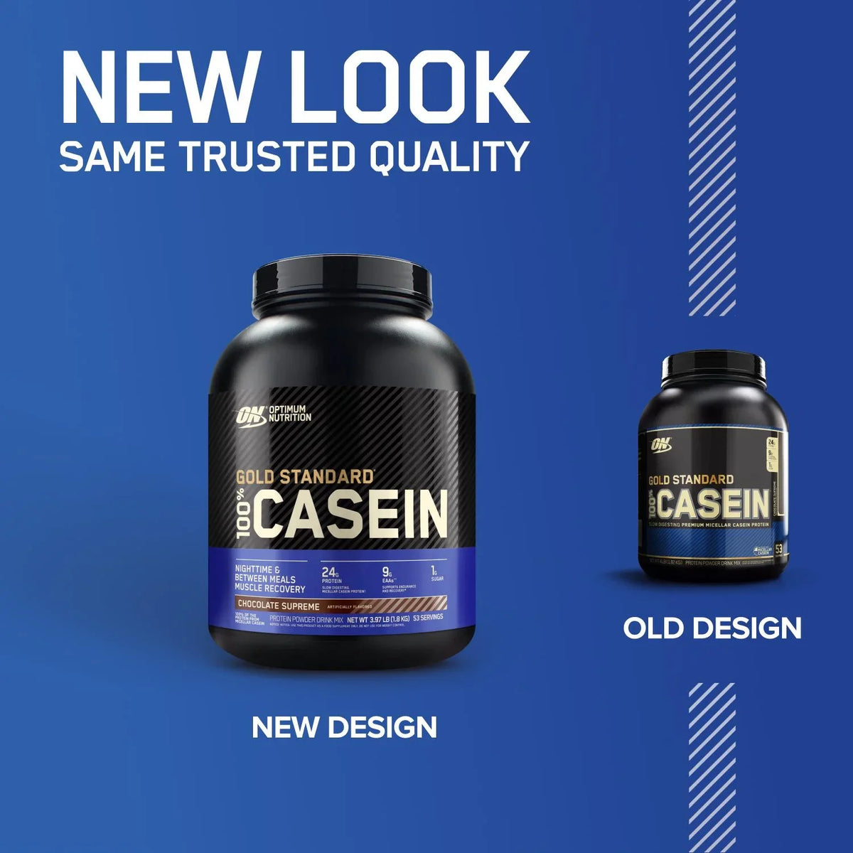 Optimum Nutrition, Gold Standard 100% Casein, 24 G Protein Powder, Chocolate Supreme, 1.87 Lb, 25 Servings