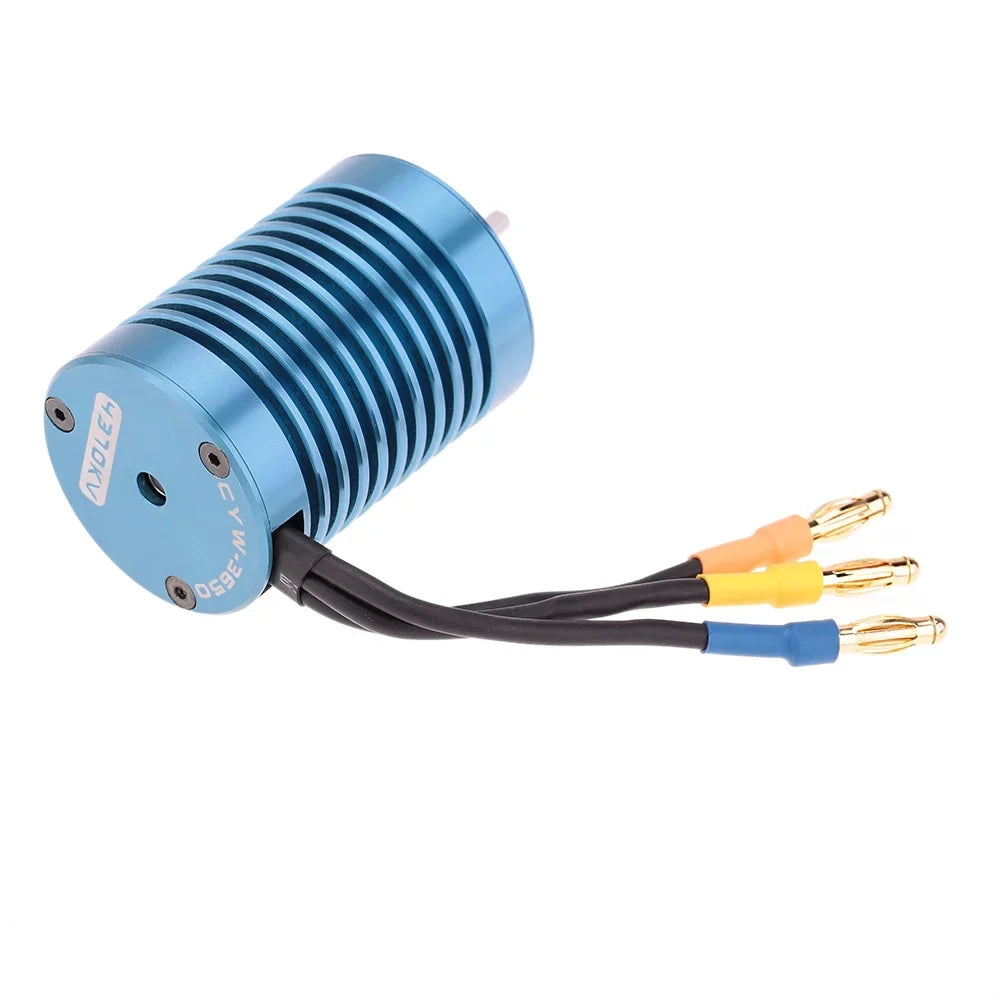 1/10 with Brushless Car Meterk Speed Controller）for RC 4P Motor 4370KV Brushless ESC（Electric Off-Road 3650 45A Sensorless