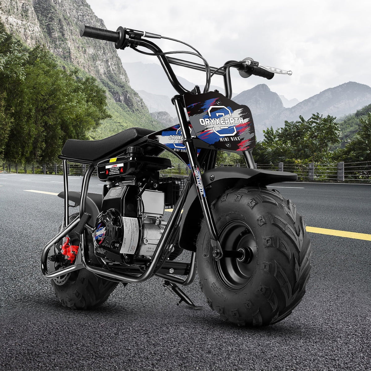 Mini Bike For Kids Motorcycle 8-14, Gas Powered Dirt Bike,105Cc 4-Stroke Ride On Toys, Racing