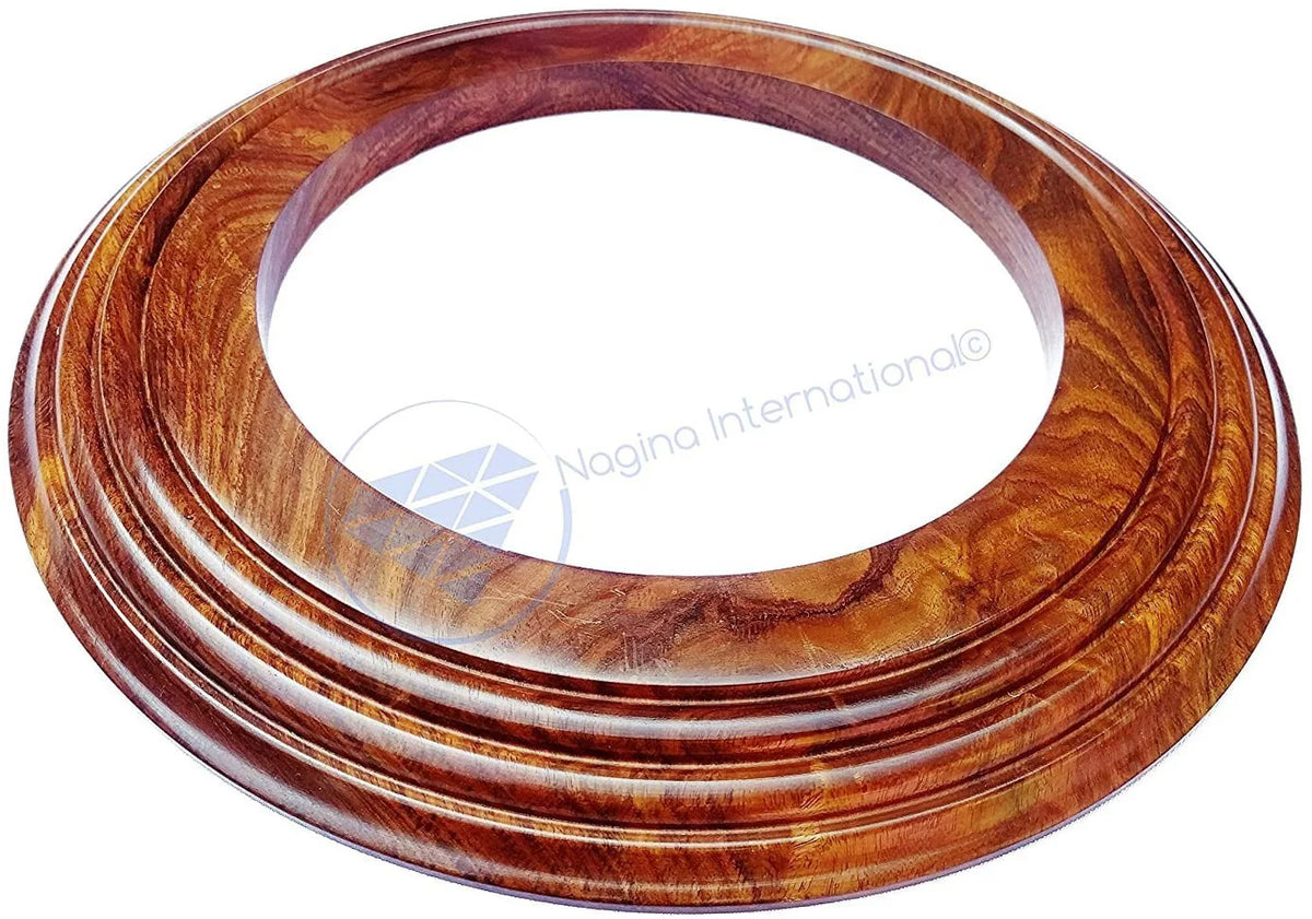 Solid | (4 Hardwood Base Polished Frame Inches) Nagina Handcrafted Wooden International