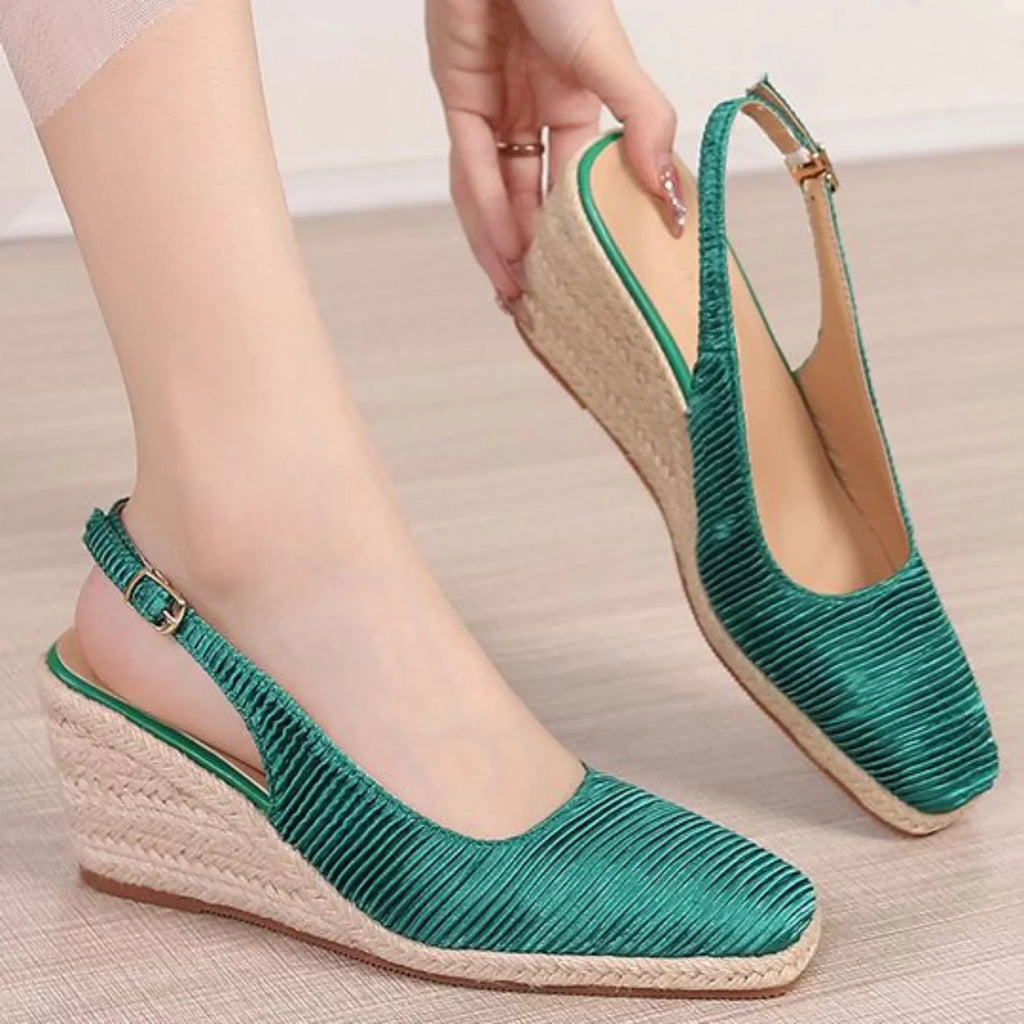 Silk Women Wedge Sandals for Linen Heels Toe Straw Summer Sandals Sandal Elegant dimension Sketches Flip Women Flop Dressy Sandals Women Cap Women's High 12 Fisherman Shoes New Espadrilles Espadrilles