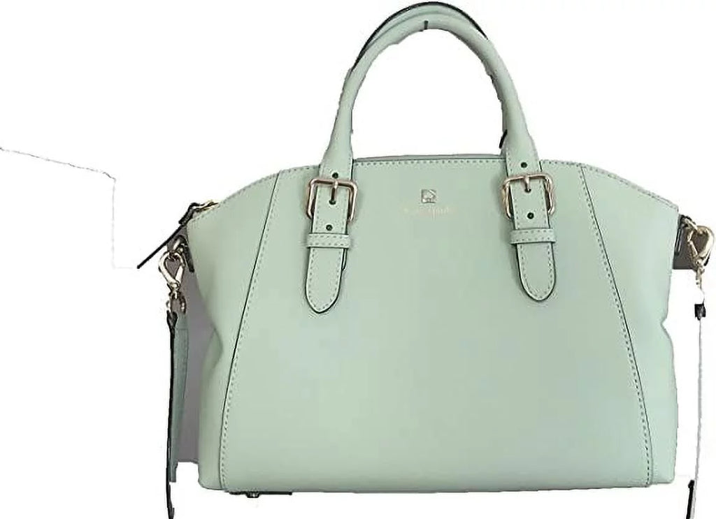 mojito york spade satchel kate 'charlotte - small mint sloan' street new