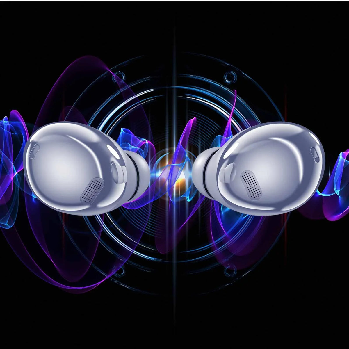 Earbuds UrbanX Wireless Cancelling Xperia Case (Wireless With Purple Street 1 Pro True For Buds Bluetooth Included) Active Noise Charging