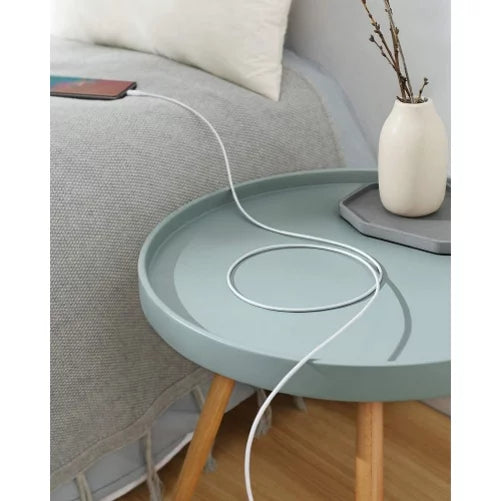 6Ft Usb-C Cable Pd Type-C 25W Fast Home Charger W Holster Leather Case Belt Clip For Zte Axon 10 Pro, Blade Max 2S