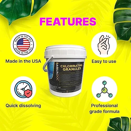 Shocking Saltwater Ground Pool AquaDoc Pool Acting Above - Inground - Super This Pools Treatment Treatment Fast is Shock Shock Swimming for great a for Pool - Chlorine Pools Pools Shock and Pool Shock