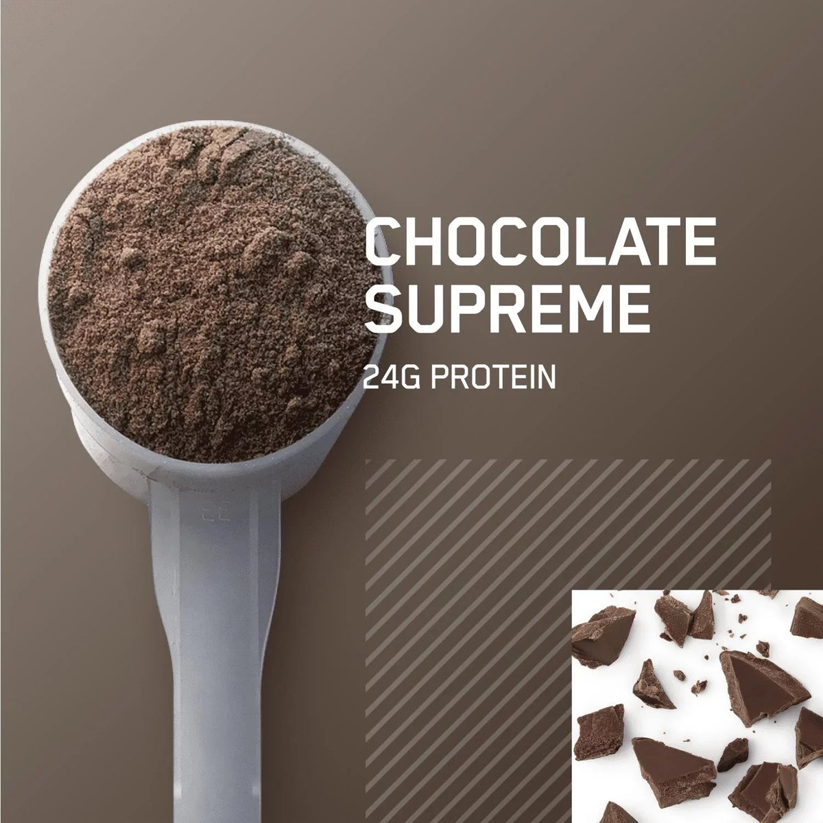 Optimum Nutrition, Gold Standard 100% Casein, 24 G Protein Powder, Chocolate Supreme, 1.87 Lb, 25 Servings