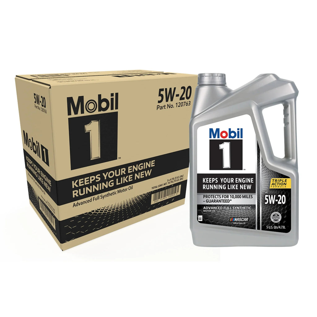 Oil of Quart (Pack Advanced Motor Full 5 5W-20, 1 Synthetic 3) Mobil