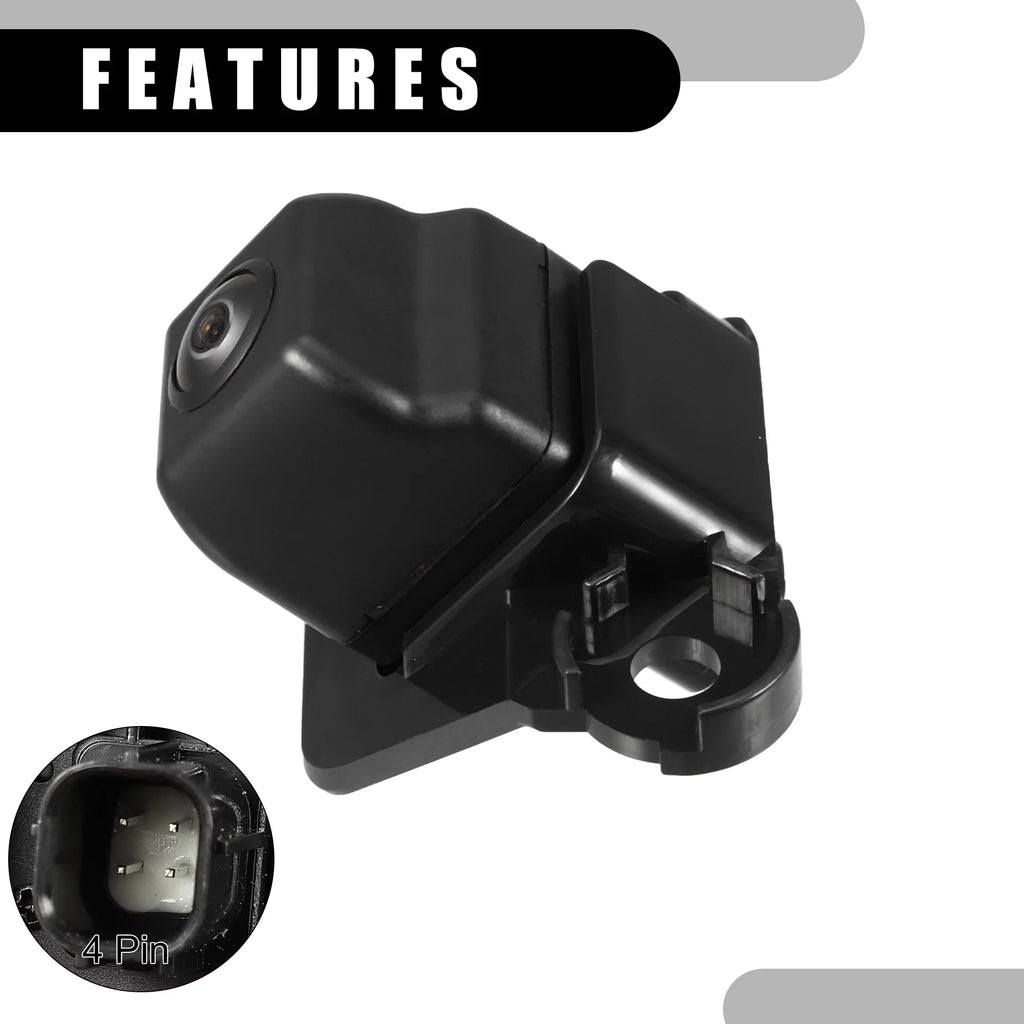 Rear View Back Up Camera No.86790-04010 For Toyota Tacoma 2009-2015 Plastic Black