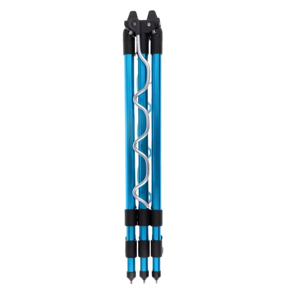 Fishing Rod Holder Tripod Stand Telescopic Fishing , Adjustable And Lightweight Navy