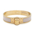 Hermes Charniere Uni Narrow Hinged Bracelet In Rose Candeur Second-Hand