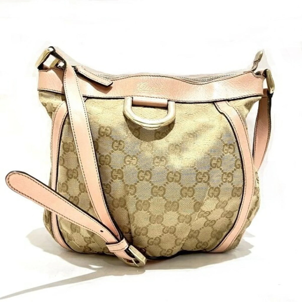 Used Gg Canvas Abbey 203257 Bag Shoulder Ladies (Good)