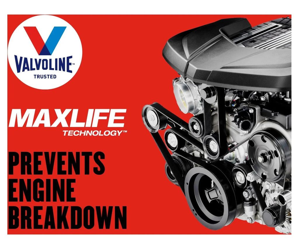 Box High Valvoline Oil Garage Blend 5W-30 Mileage Motor 12 MaxLife Synthetic QT