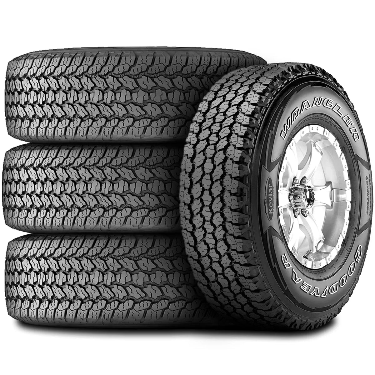 Kevlar with Truck Light Adventure Terrain 275/65R18 All-Terrain All 116T Tire Wrangler Goodyear