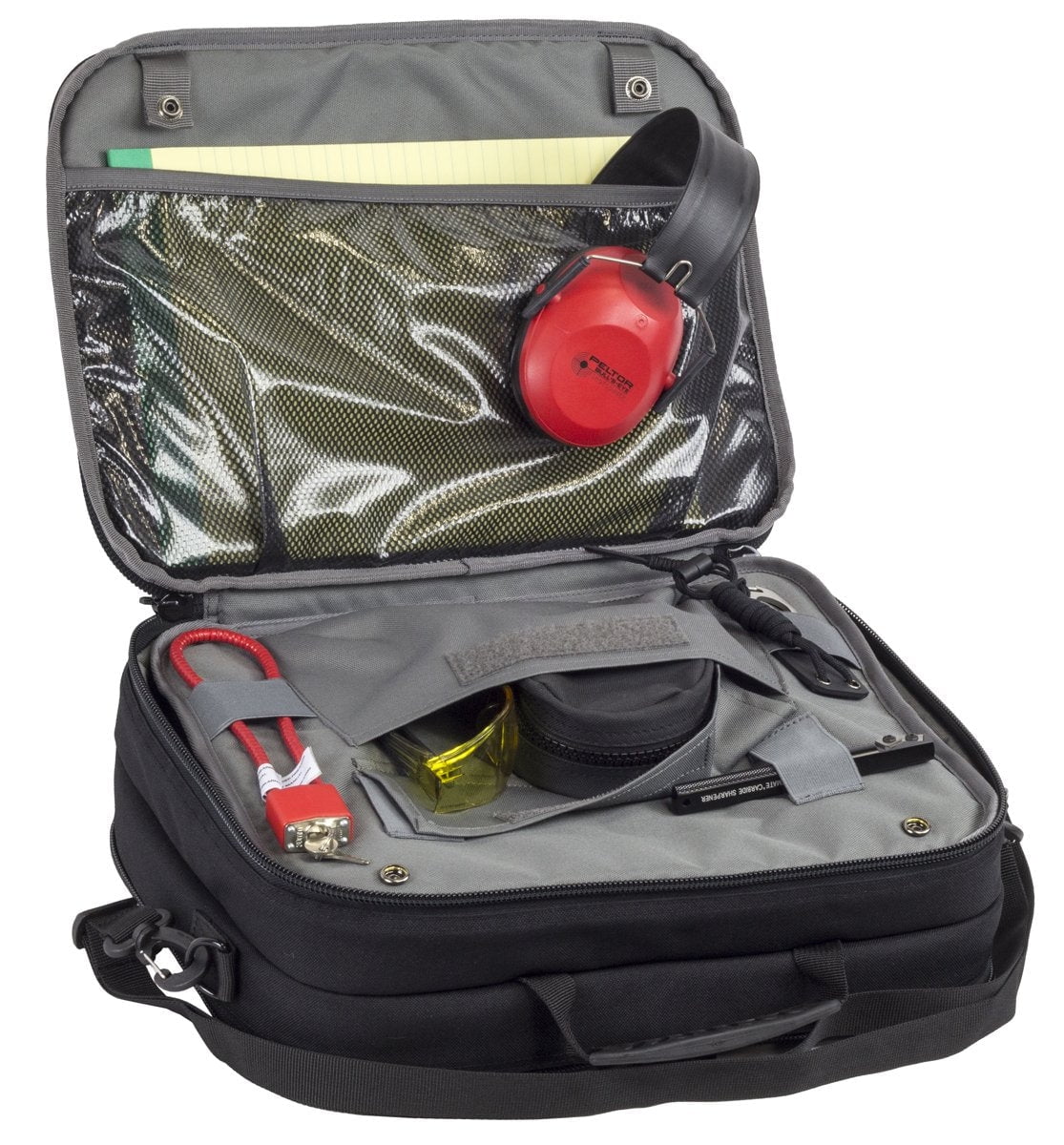 Survival Black Pack/Range Systems Pistol Gun Bag, Four Elite