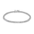 14K White Gold 2.0 Cttw Lab Grown Diamond 7.25" Classic Tennis Bracelet (F-G Color, Vs2-Si1 Clarity)
