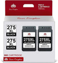 Toner Kingdom Pg 275 Xl Ink Cartridges Replacement For Canon Ink 275 For Canon Printers Pixma Ts3520 Ts3522 Ts3500 Tr4720 Tr4722 Tr4700(2 Black)